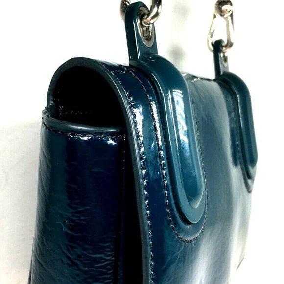 Marc by Marc Jacobs Small Aqua Faux Leather Bag - Picture 5 of 12